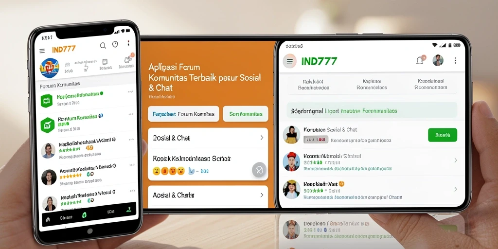 Tampilan antarmuka pengguna IND777 yang menarik dan fungsional.