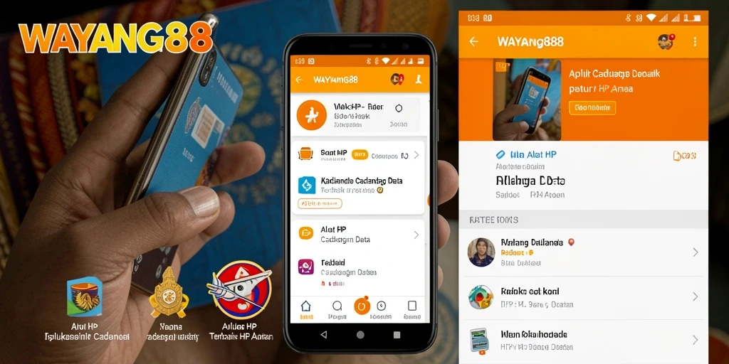 Antarmuka WAYANG88 menunjukkan proses cadangan data yang sederhana dan efisien.