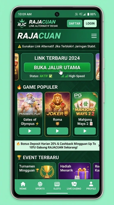 Link Alternatif Rajacuan untuk Pengguna Android