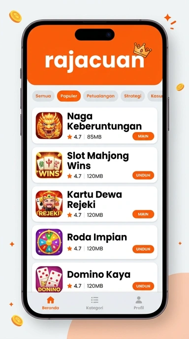 Rajacuan - Indeks Aplikasi Populer & Kanal Uji Terbaik